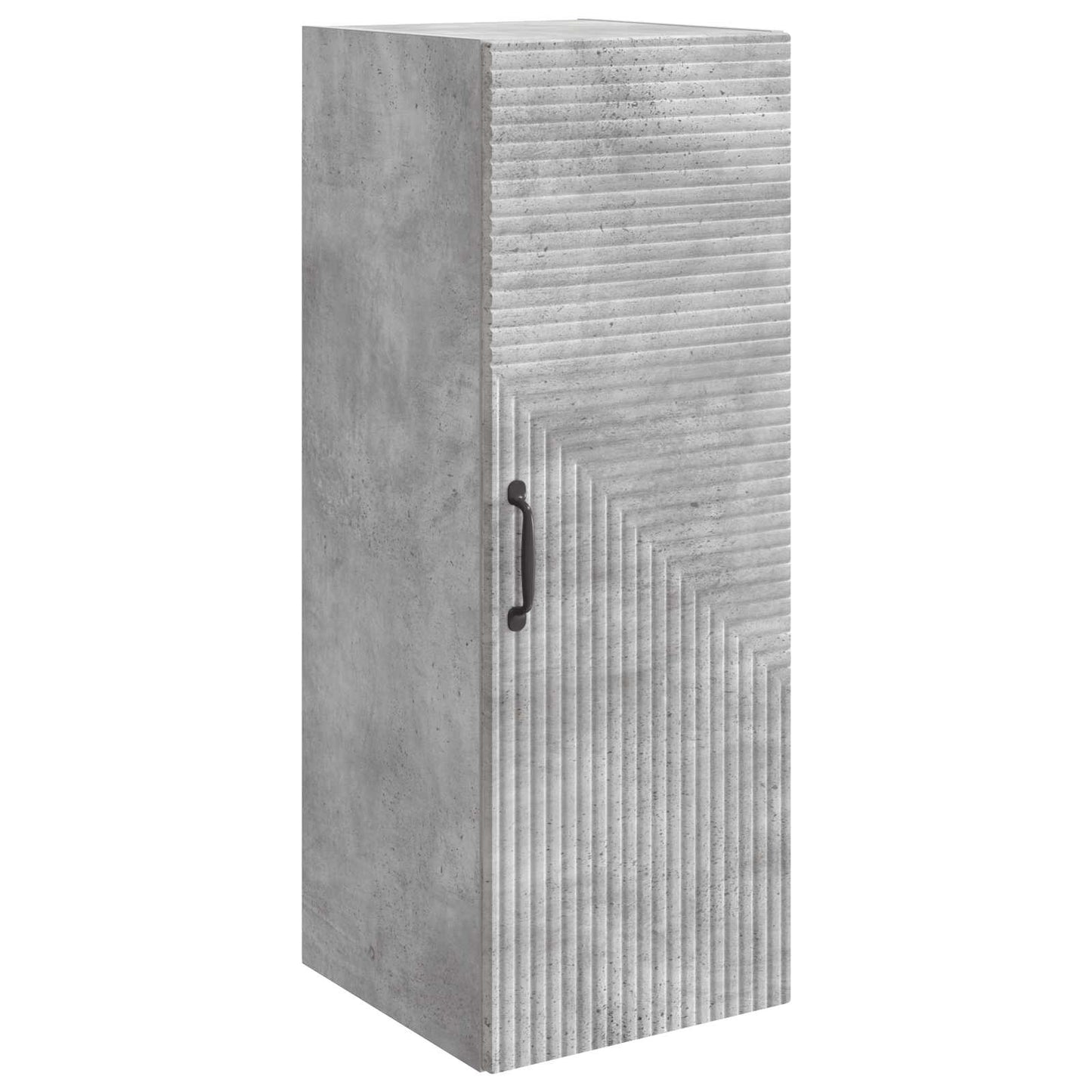 Wall-Mounted Cabinet Concrete Grey 33 x 34.5 x 90 cm