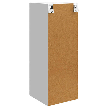 Wall-Mounted Cabinet High Gloss White 33 x 34.5 x 90 cm