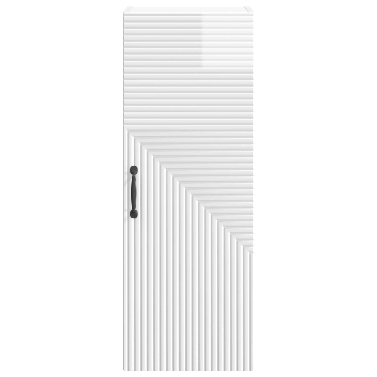 Wall-Mounted Cabinet High Gloss White 33 x 34.5 x 90 cm