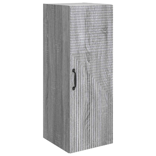 Wall-Mounted Cabinet Grey Sonoma 33 x 34.5 x 90 cm
