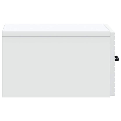 Wall-Mounted Bedside Cabinet 2 pcs White 34.5 x 33 x 20 cm