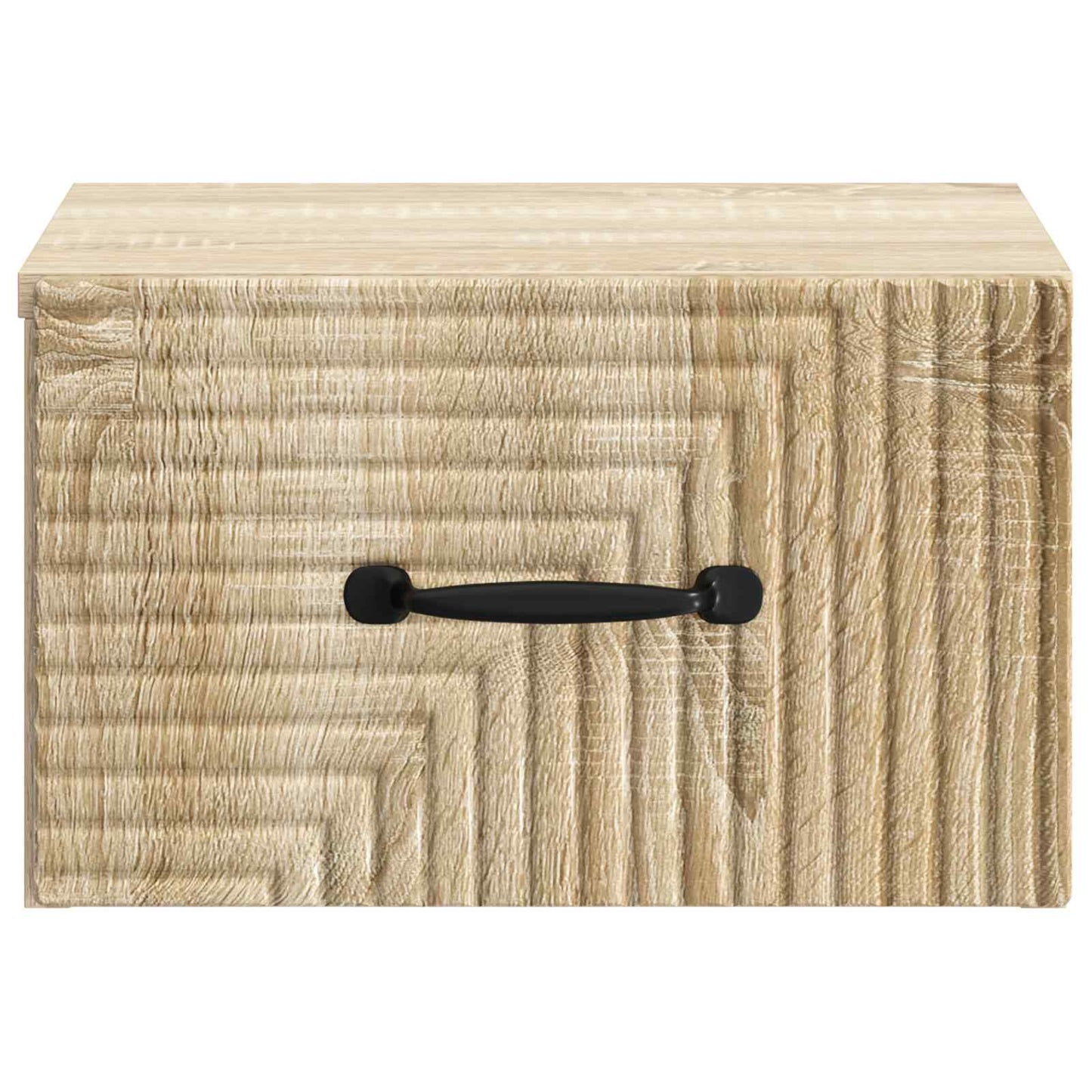 Wall-Mounted Bedside Cabinet 2 pcs Sonoma Oak 34.5 x 33 x 20 cm