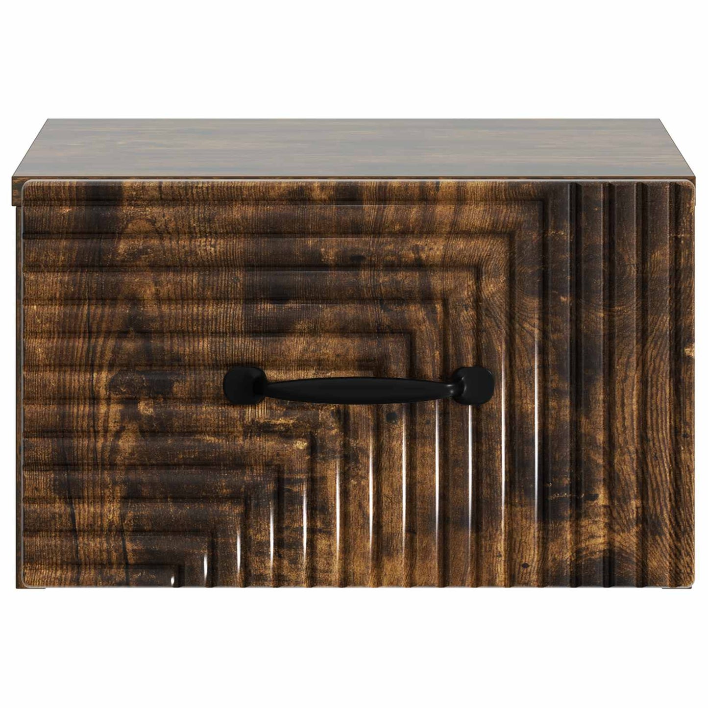 Wall-Mounted Bedside Cabinet 2 pcs Smoked Oak 34.5 x 33 x 20 cm