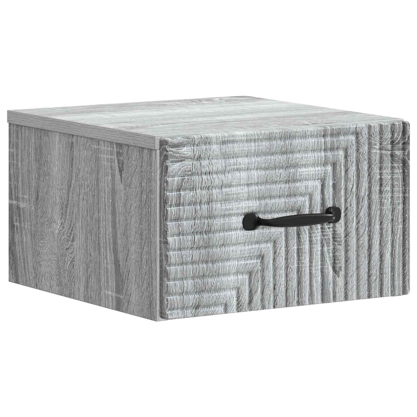 Wall-Mounted Bedside Cabinet 2 pcs Grey Sonoma Engineered Wood