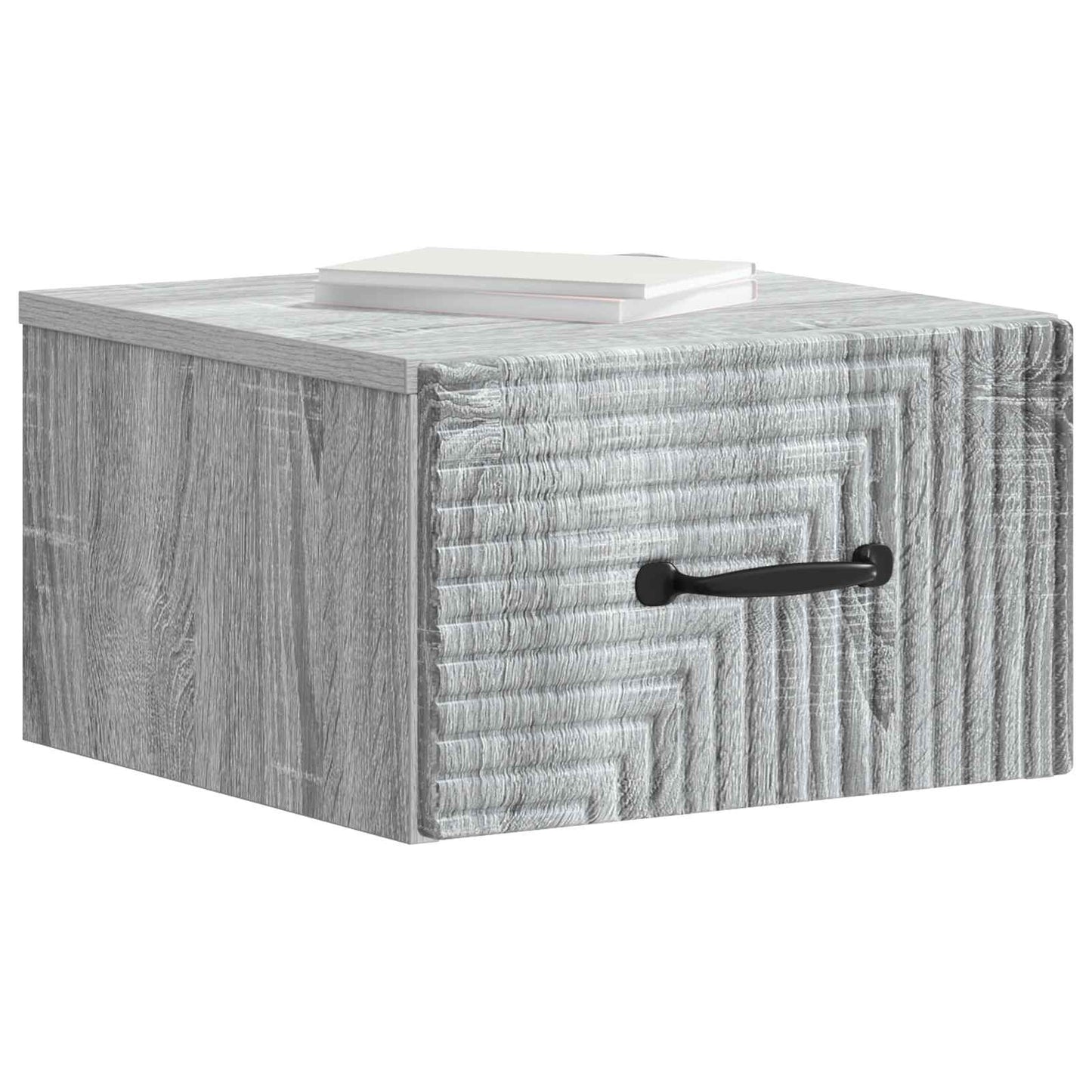 Wall-Mounted Bedside Cabinet 2 pcs Grey Sonoma Engineered Wood