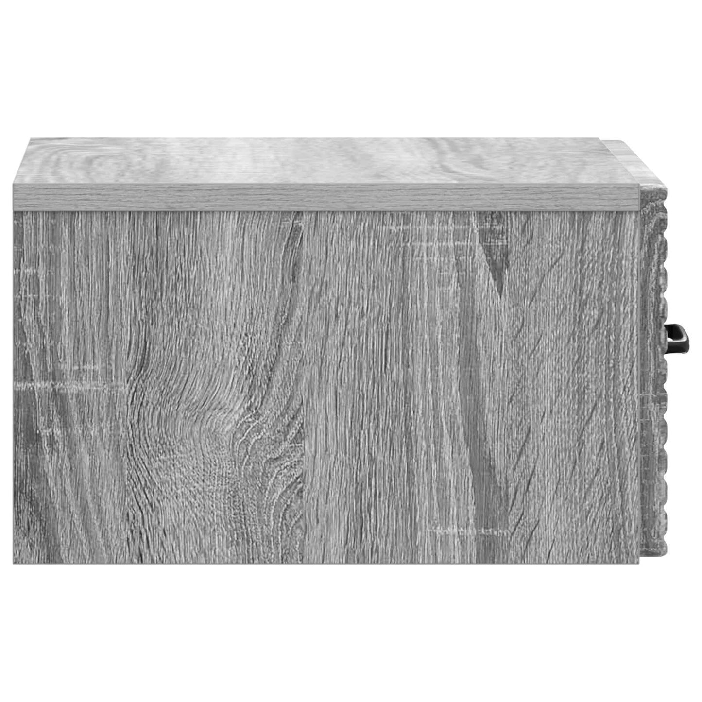 Wall-Mounted Bedside Cabinet 2 pcs Grey Sonoma Engineered Wood