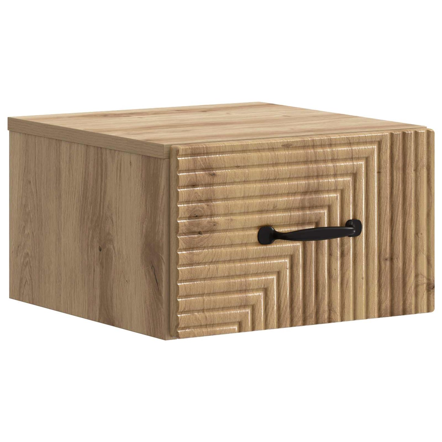 Wall-Mounted Bedside Cabinet 2 pcs Artisan Oak Engineered Wood