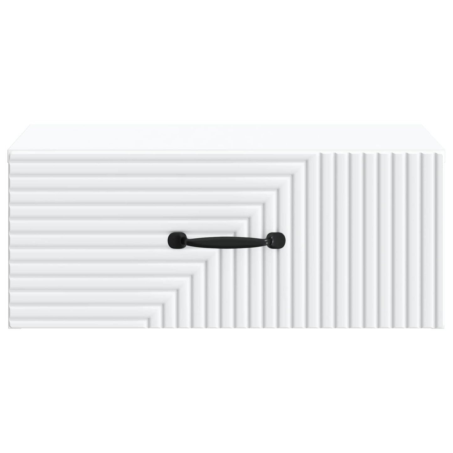 Wall-Mounted Bedside Cabinet White 49 x 34.5 x 20 cm