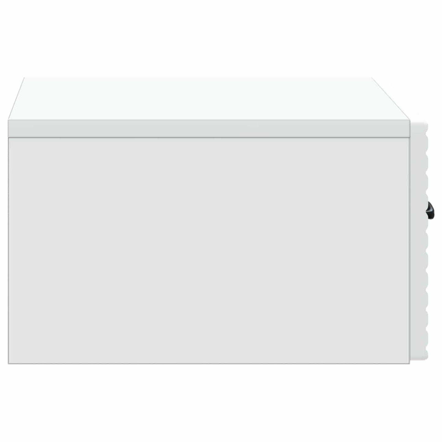 Wall-Mounted Bedside Cabinet White 49 x 34.5 x 20 cm
