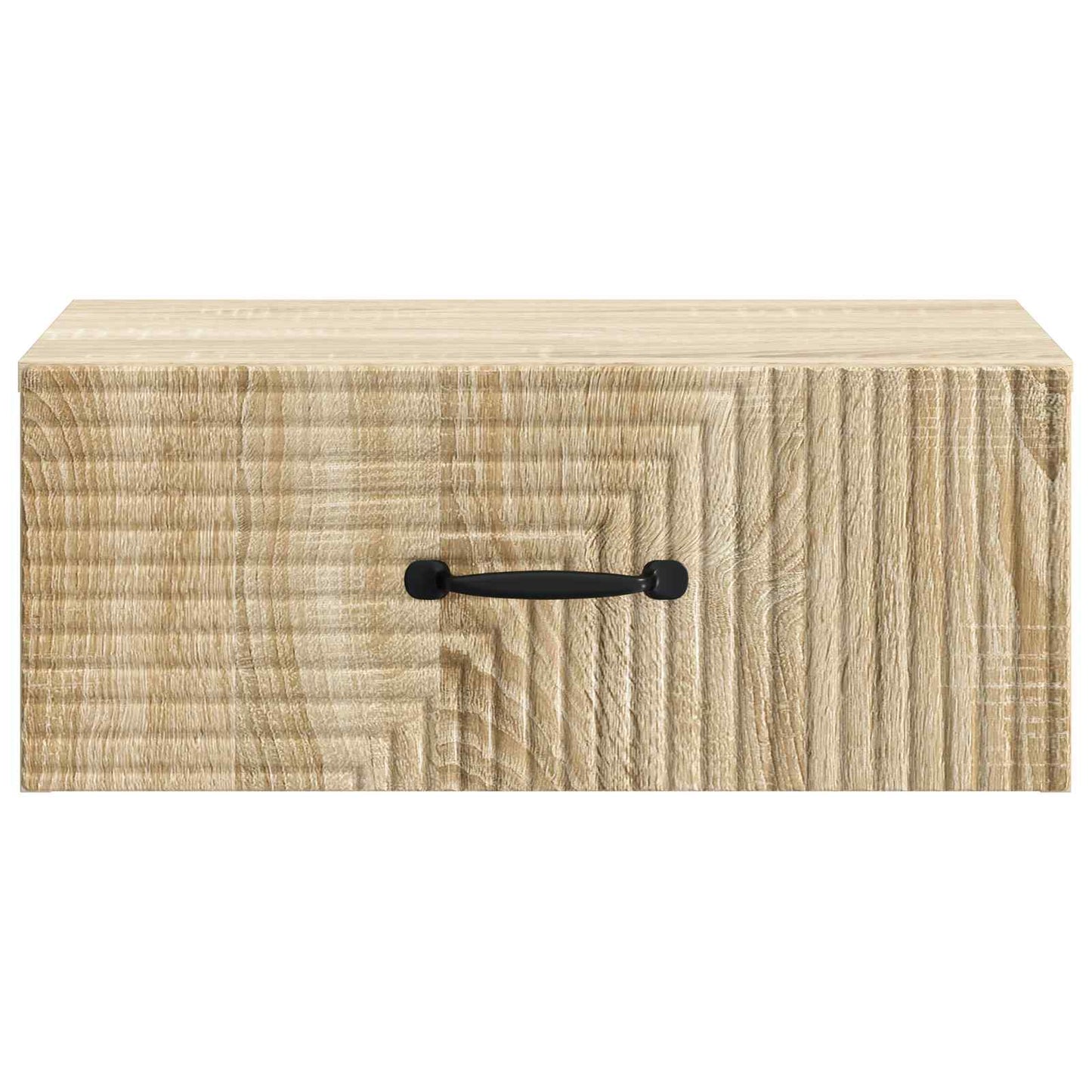 Wall-Mounted Bedside Cabinet Sonoma Oak 49 x 34.5 x 20 cm