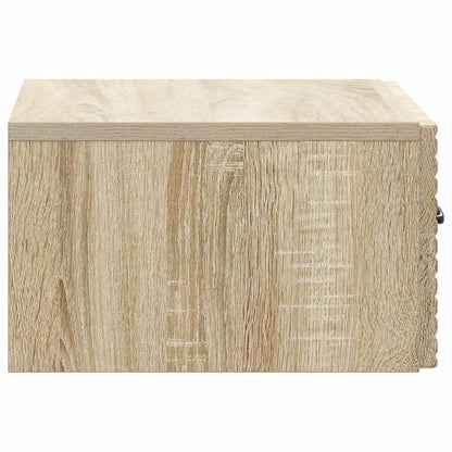 Wall-Mounted Bedside Cabinet 2 pcs Sonoma Oak 49 x 34.5 x 20 cm