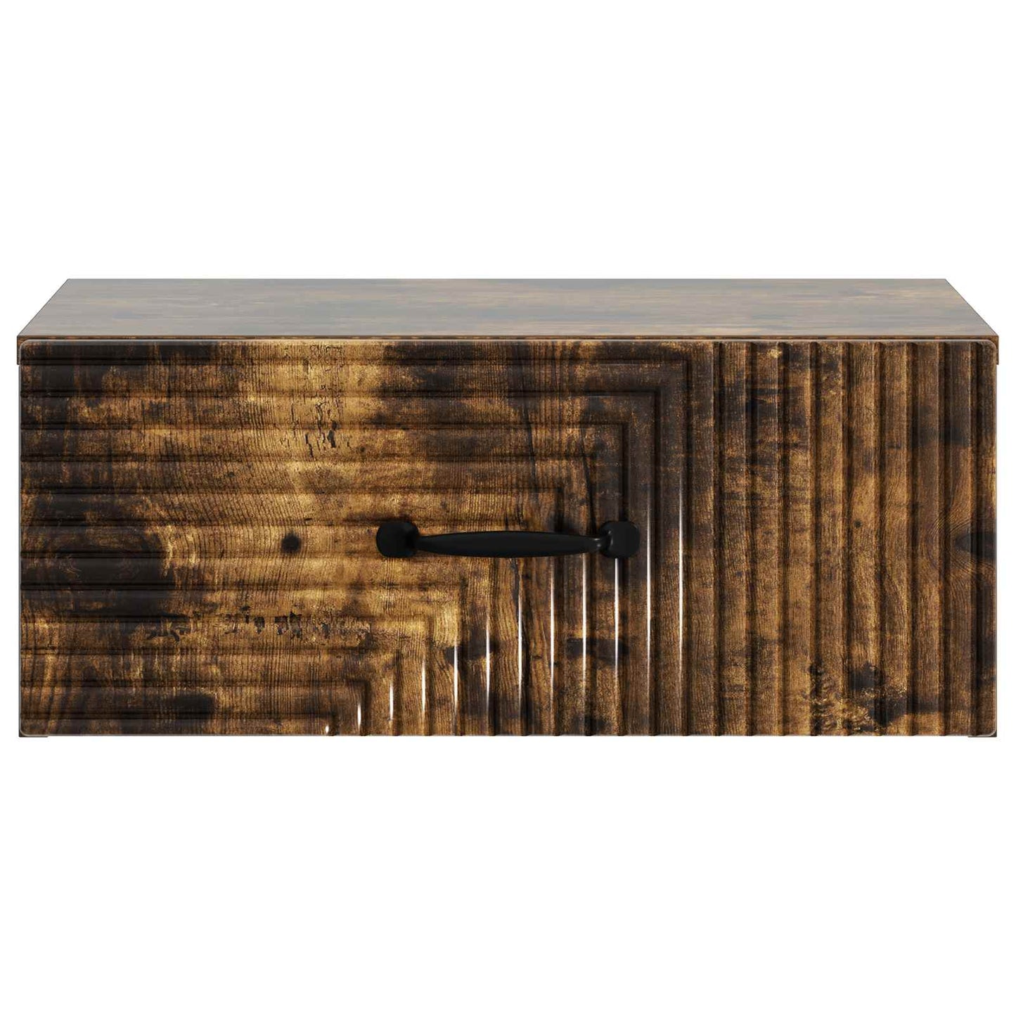 Wall-Mounted Bedside Cabinet Smoked Oak 49 x 34.5 x 20 cm