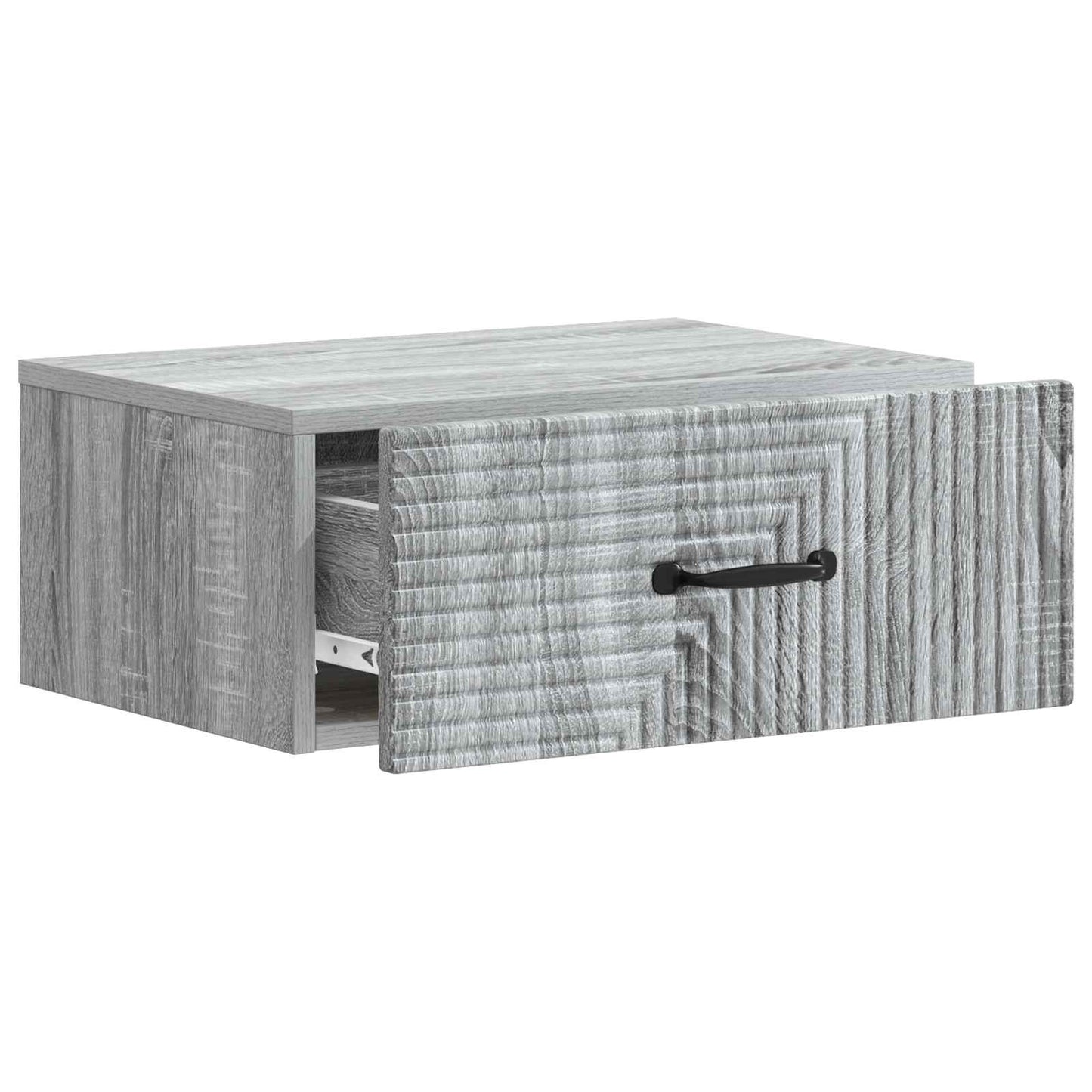 Wall-Mounted Bedside Cabinet 2 pcs Grey Sonoma Engineered Wood