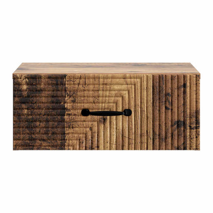 Wall-Mounted Bedside Cabinet 2 pcs Old Wood 49 x 34.5 x 20 cm