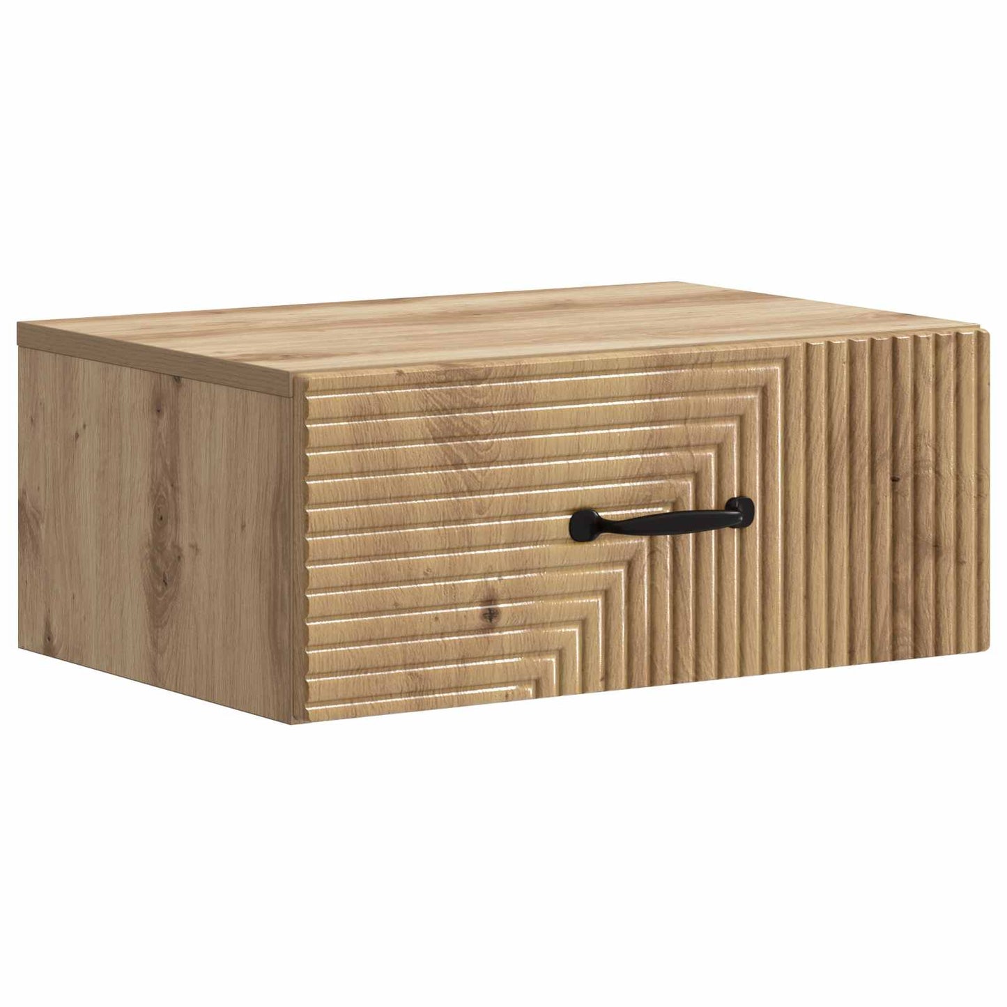 Wall-Mounted Bedside Cabinet 2 pcs Artisan Oak Engineered Wood
