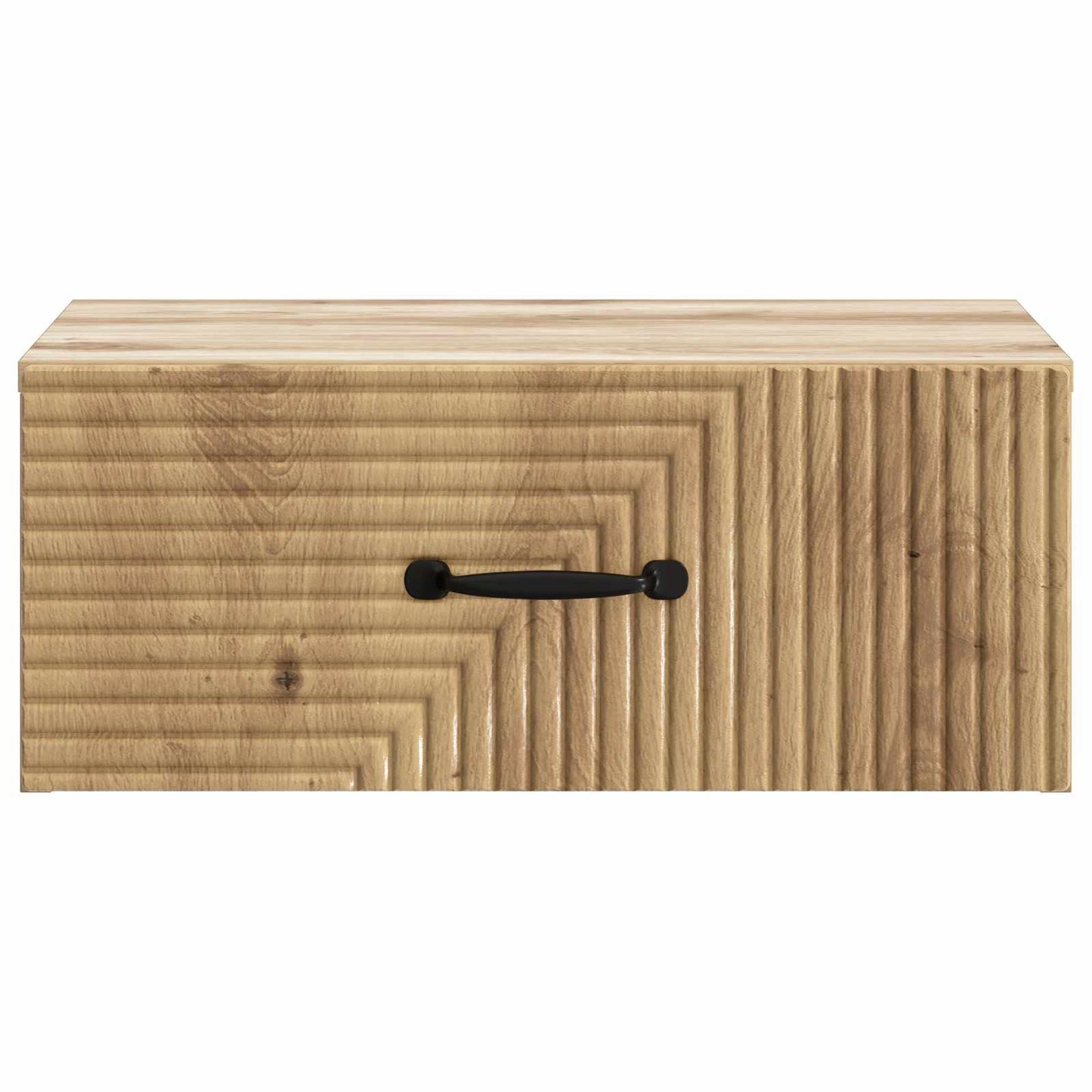 Wall-Mounted Bedside Cabinet 2 pcs Artisan Oak Engineered Wood