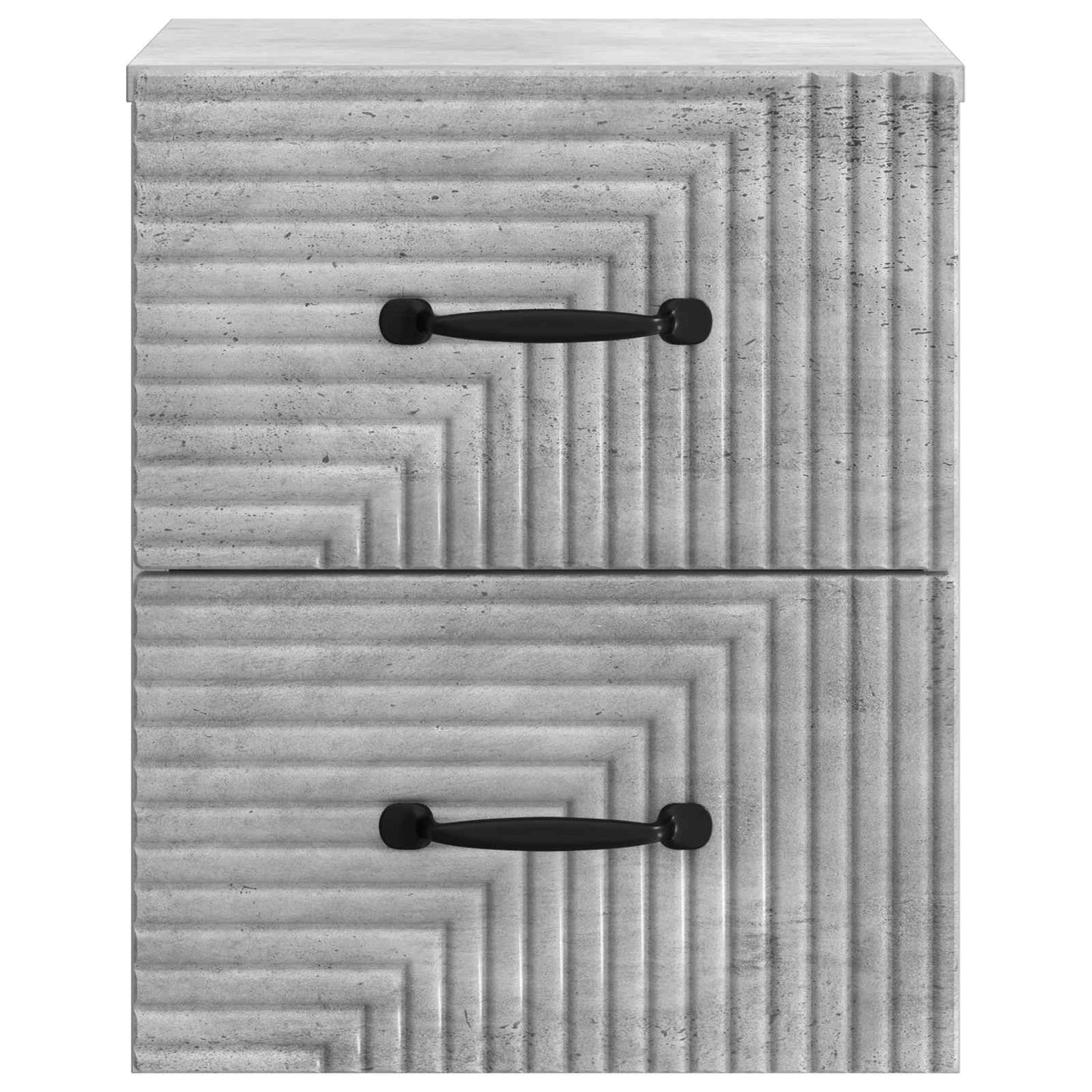 Wall-Mounted Bedside Cabinet Concrete Grey 34.5 x 33 x 40 cm