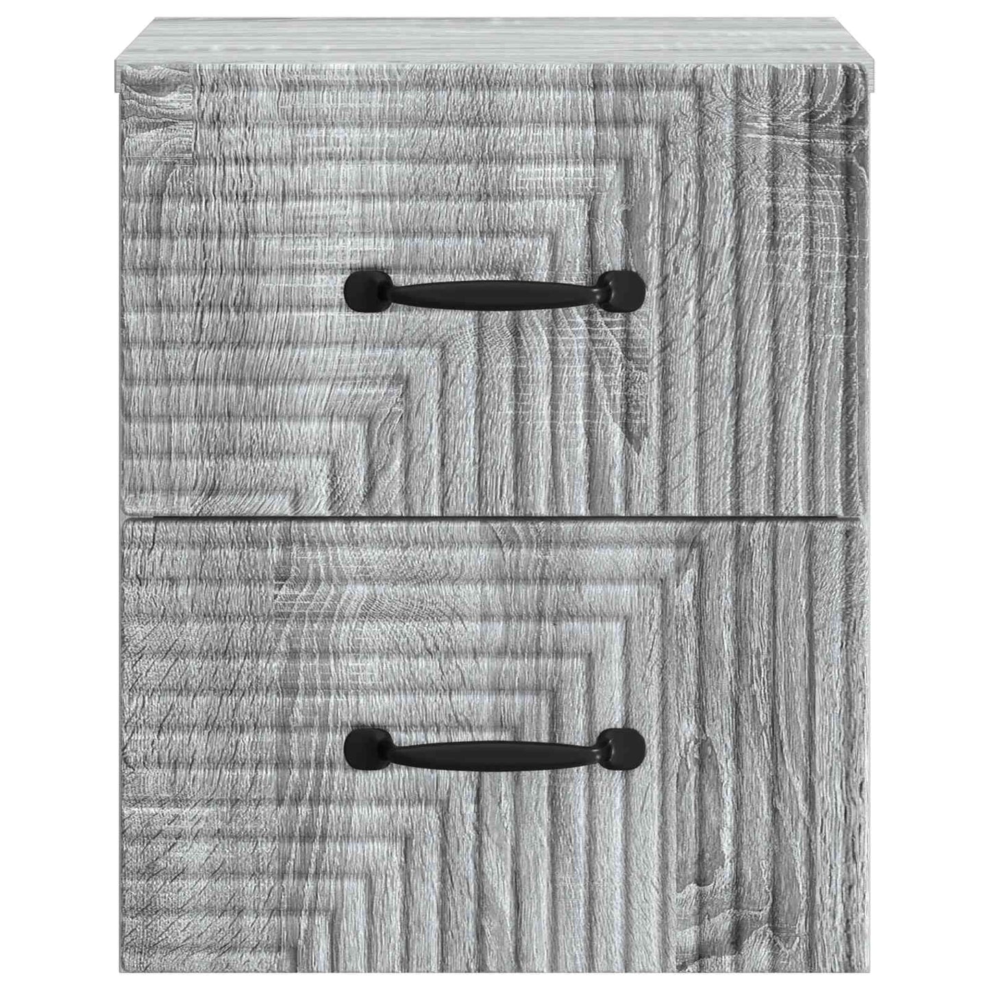 Wall-Mounted Bedside Cabinet 2 pcs Grey Sonoma Engineered Wood