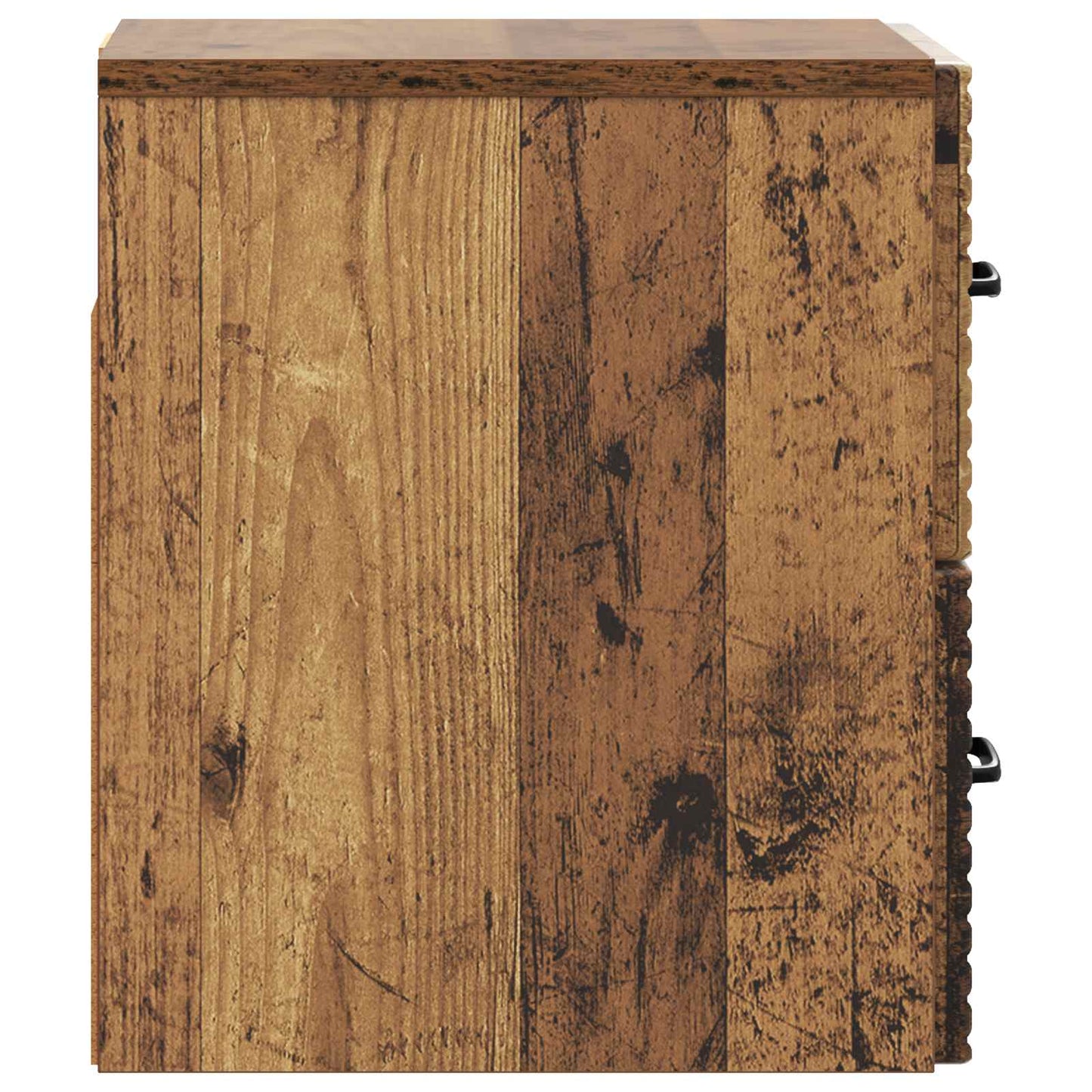 Wall-Mounted Bedside Cabinet 2 pcs Old Wood 34.5 x 33 x 40 cm