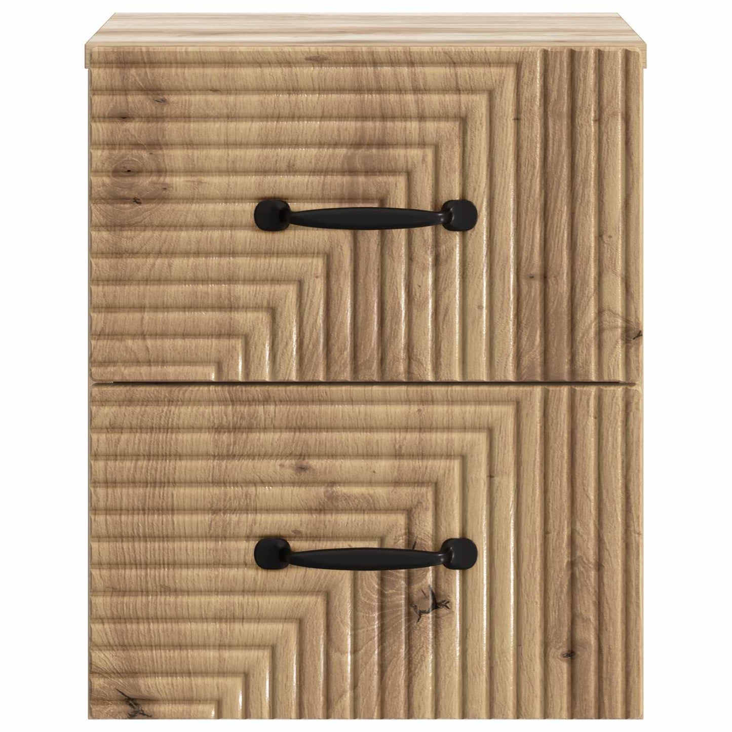 Wall-Mounted Bedside Cabinet 2 pcs Artisan Oak Engineered Wood