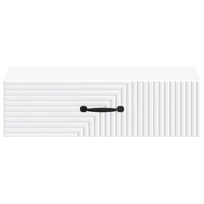 Wall-Mounted Side Table White 59 x 34.5 x 17 cm Engineered Wood