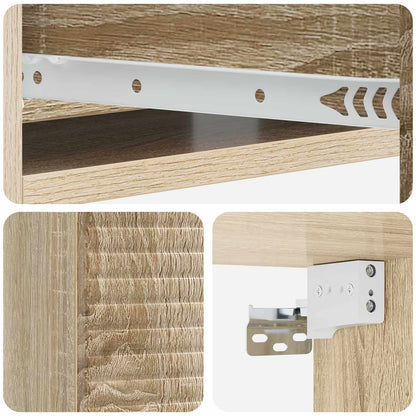 Wall-Mounted Side Table Sonoma Oak 59 x 34.5 x 17 cm
