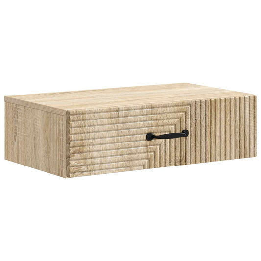 Wall-Mounted Side Table Sonoma Oak 59 x 34.5 x 17 cm