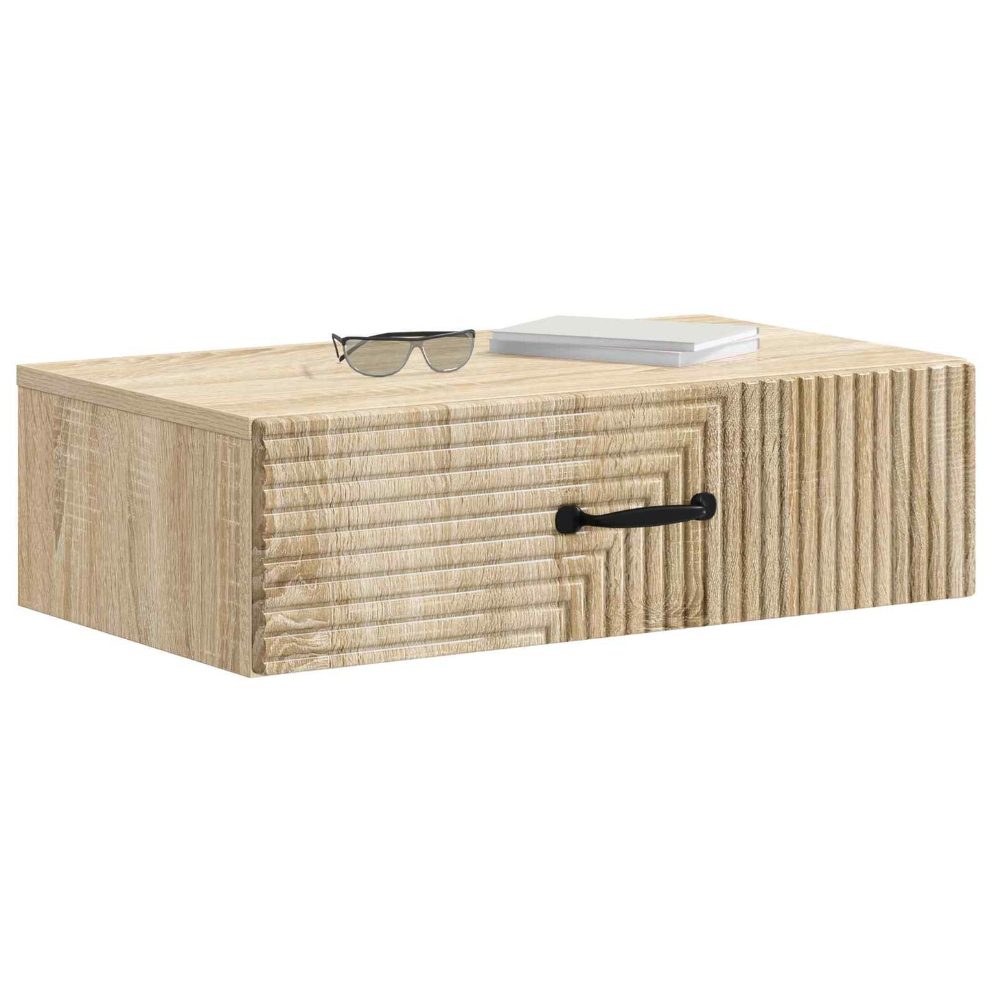 Wall-Mounted Side Table Sonoma Oak 59 x 34.5 x 17 cm