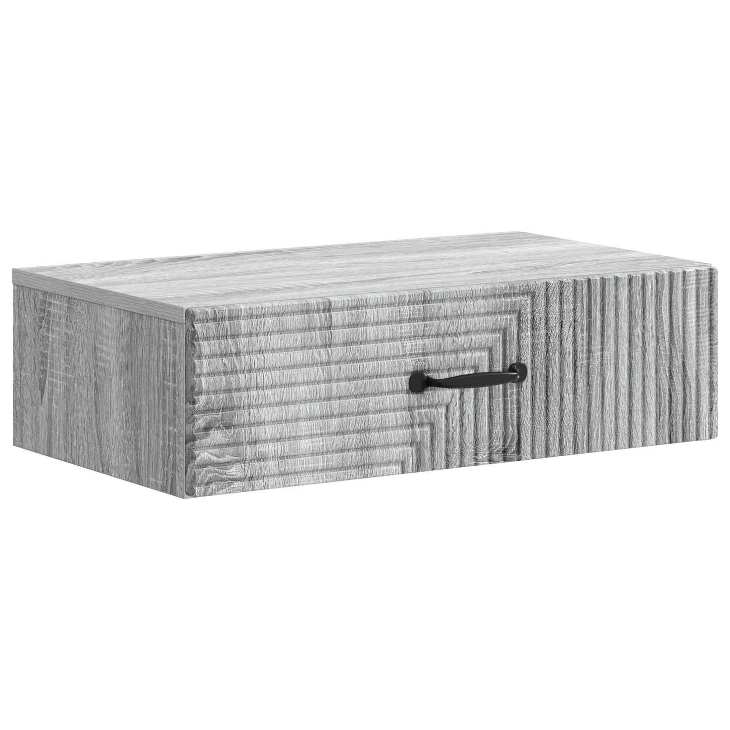 Wall-Mounted Side Table Grey Sonoma 59 x 34.5 x 17 cm