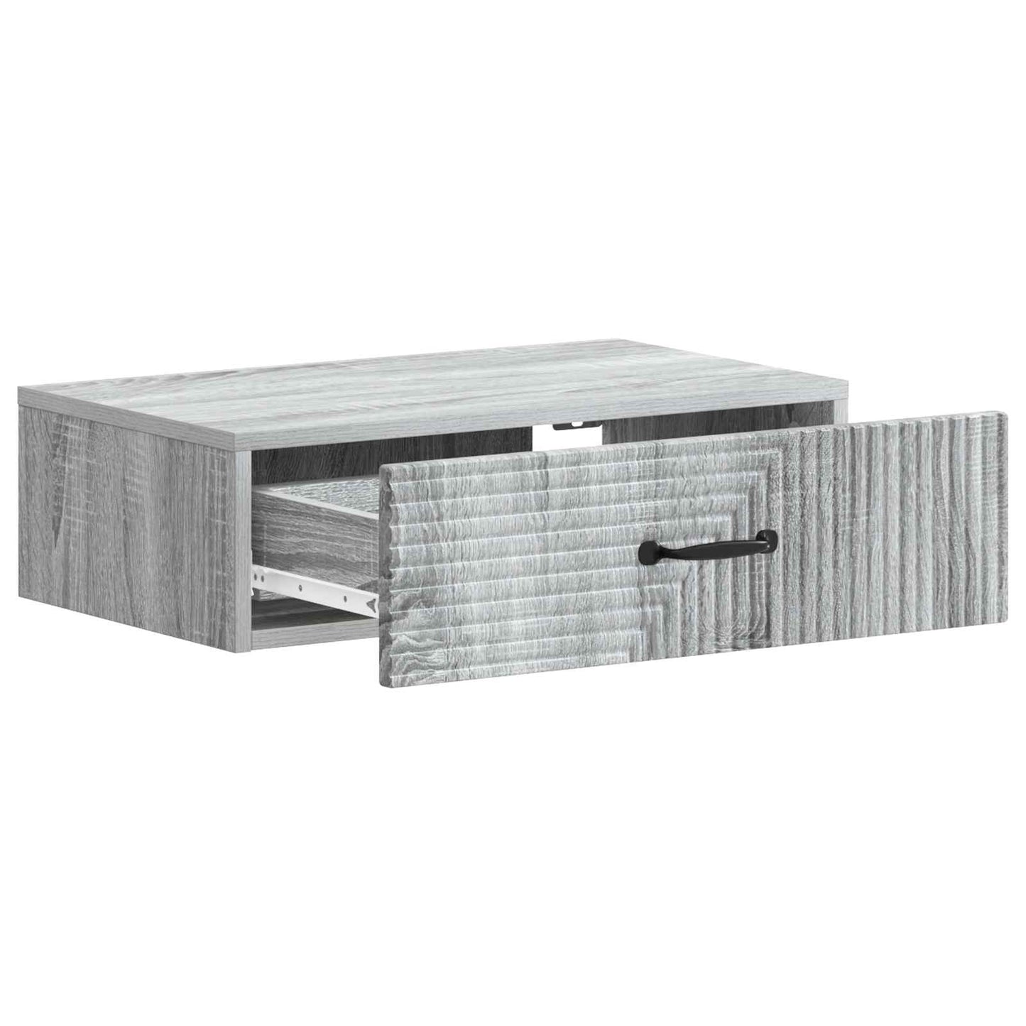 Wall-Mounted Side Table Grey Sonoma 59 x 34.5 x 17 cm