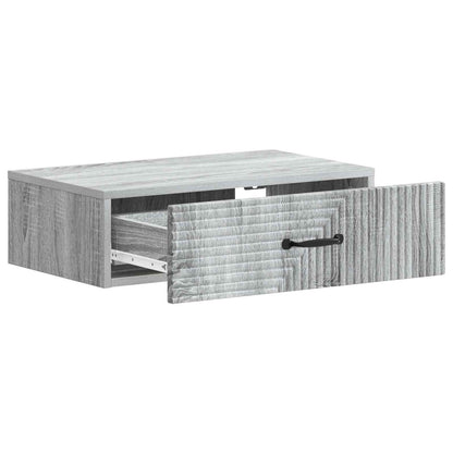 Wall-Mounted Side Table Grey Sonoma 59 x 34.5 x 17 cm