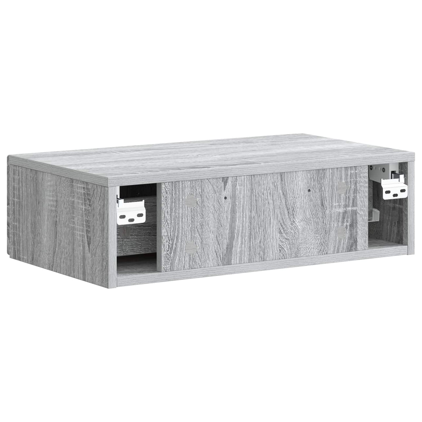 Wall-Mounted Side Table Grey Sonoma 59 x 34.5 x 17 cm