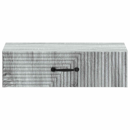 Wall-Mounted Side Table Grey Sonoma 59 x 34.5 x 17 cm