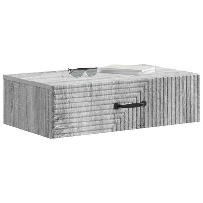 Wall-Mounted Side Table Grey Sonoma 59 x 34.5 x 17 cm