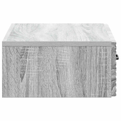 Wall-Mounted Side Table Grey Sonoma 59 x 34.5 x 17 cm