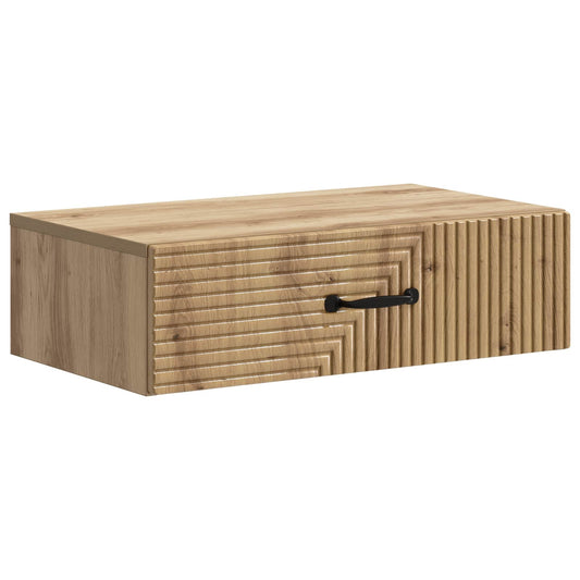 Wall-Mounted Side Table Artisan Oak 59 x 34.5 x 17 cm