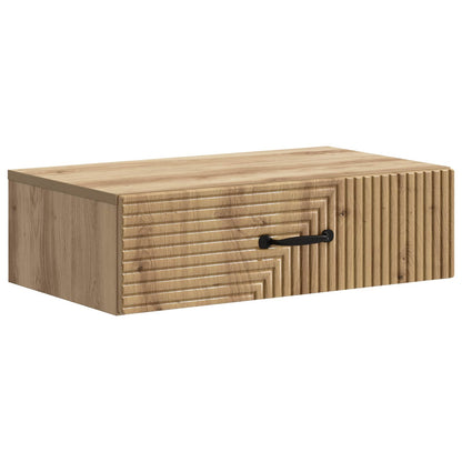Wall-Mounted Side Table Artisan Oak 59 x 34.5 x 17 cm