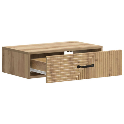 Wall-Mounted Side Table Artisan Oak 59 x 34.5 x 17 cm