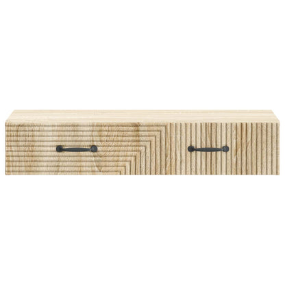 Wall-Mounted Side Table Sonoma Oak 87.5 x 34.5 x 17 cm