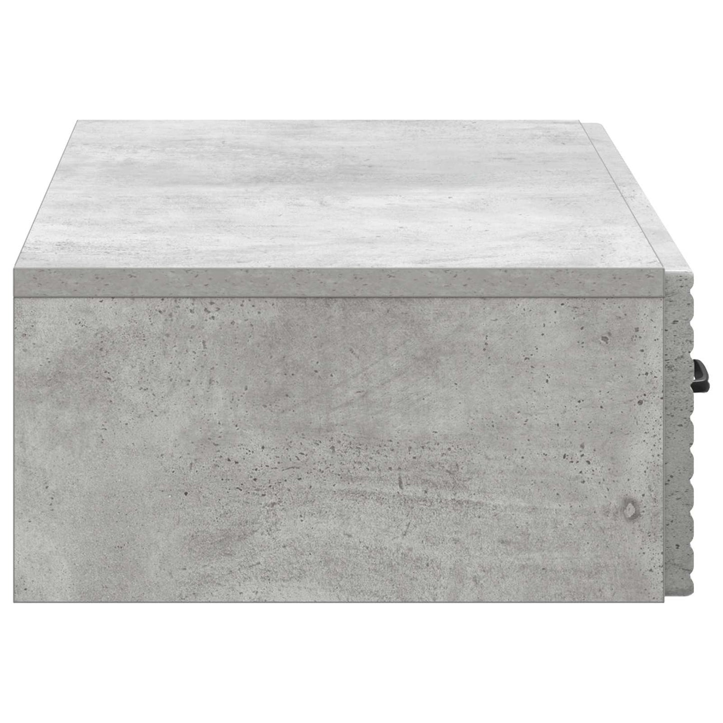 Wall-Mounted Side Table Concrete Grey 87.5 x 34.5 x 17 cm