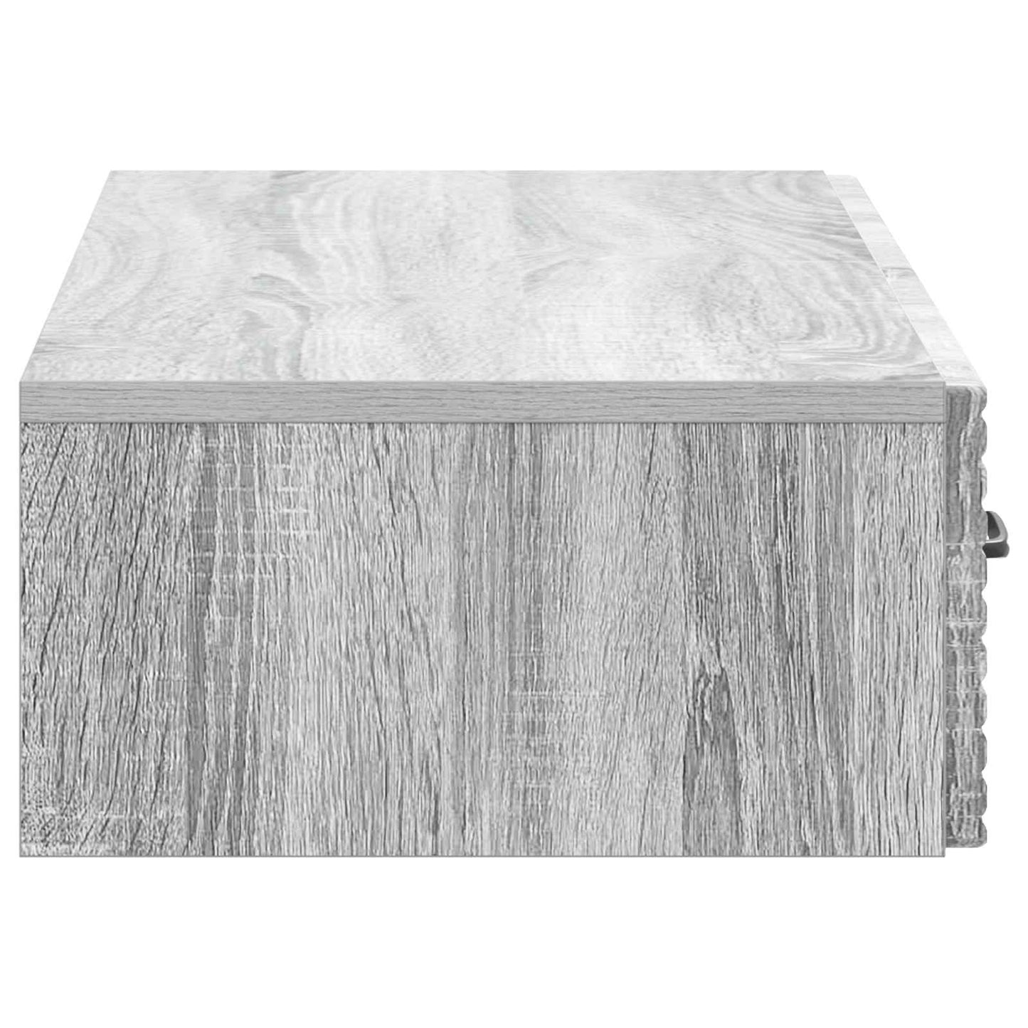 Wall-Mounted Side Table Grey Sonoma 87.5 x 34.5 x 17 cm