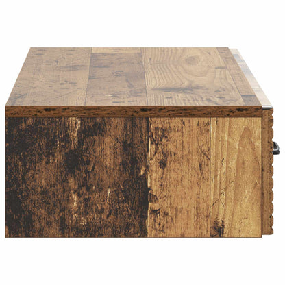 Wall-Mounted Side Table Old Wood 87.5 x 34.5 x 17 cm