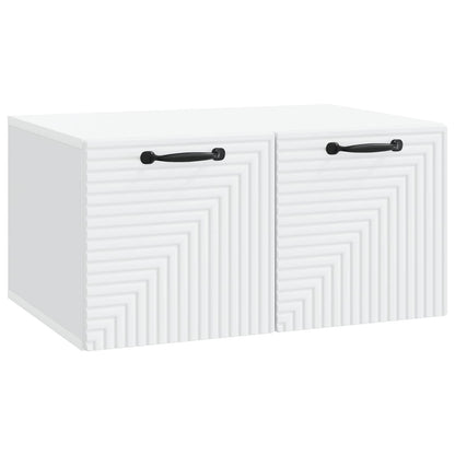 Wall-Mounted TV Cabinet White 59.5 x 41 x 30 cm Engineered Wood