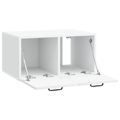 Wall-Mounted TV Cabinet White 59.5 x 41 x 30 cm Engineered Wood