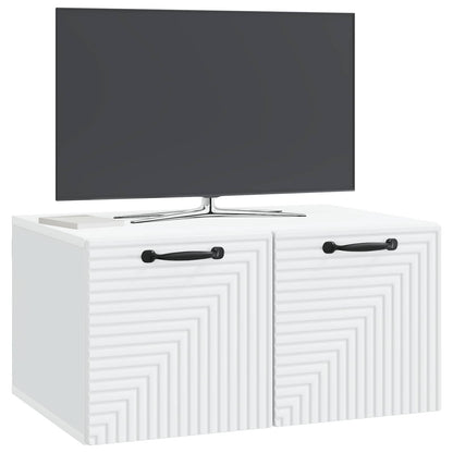 Wall-Mounted TV Cabinet White 59.5 x 41 x 30 cm Engineered Wood