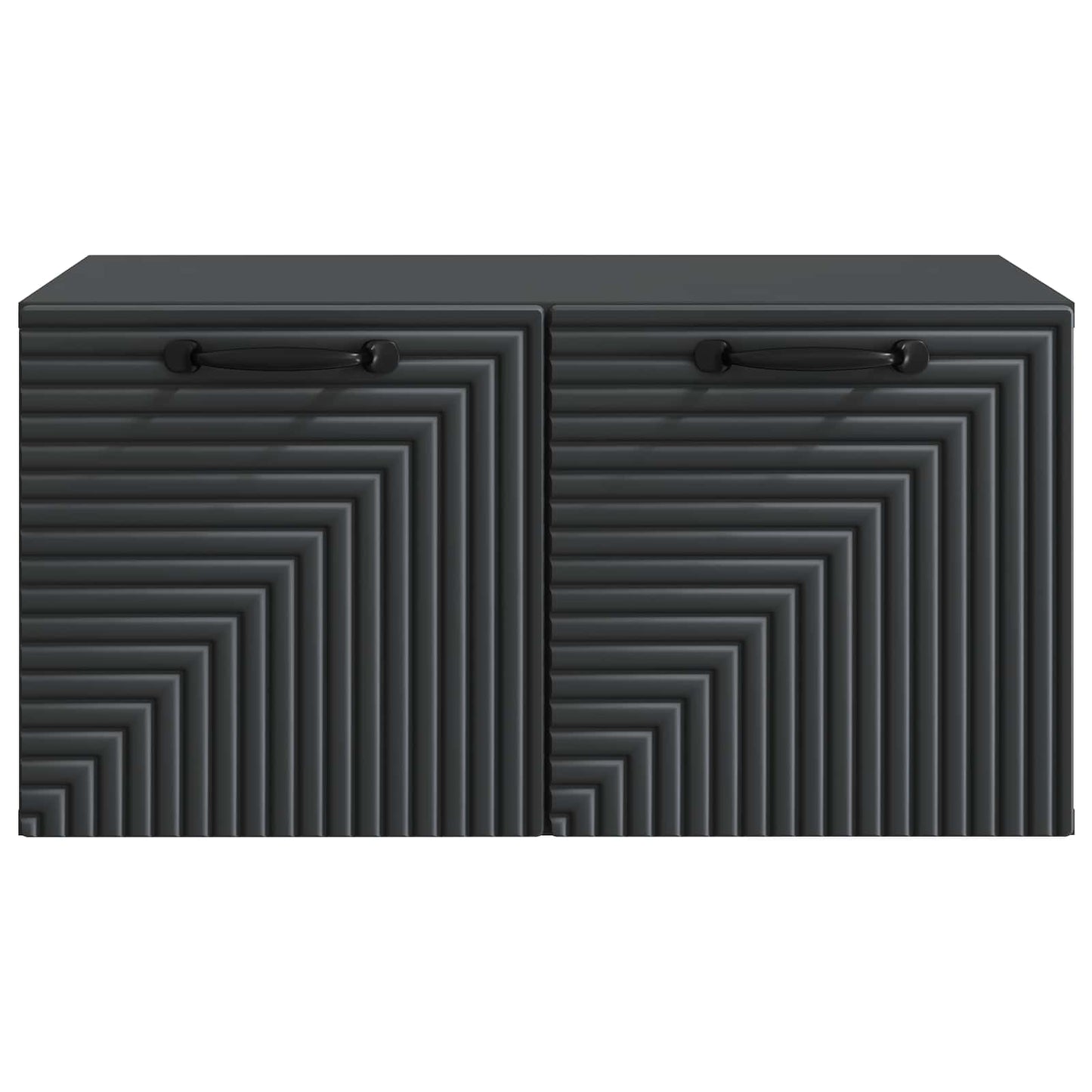 Wall-Mounted TV Cabinet Black 59.5 x 41 x 30 cm Engineered Wood