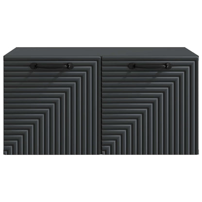 Wall-Mounted TV Cabinet Black 59.5 x 41 x 30 cm Engineered Wood