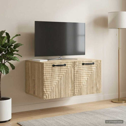 Wall-Mounted TV Cabinet Sonoma Oak 59.5 x 41 x 30 cm