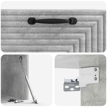 Wall-Mounted TV Cabinet Concrete Grey 59.5 x 41 x 30 cm