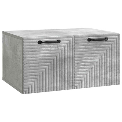Wall-Mounted TV Cabinet Concrete Grey 59.5 x 41 x 30 cm